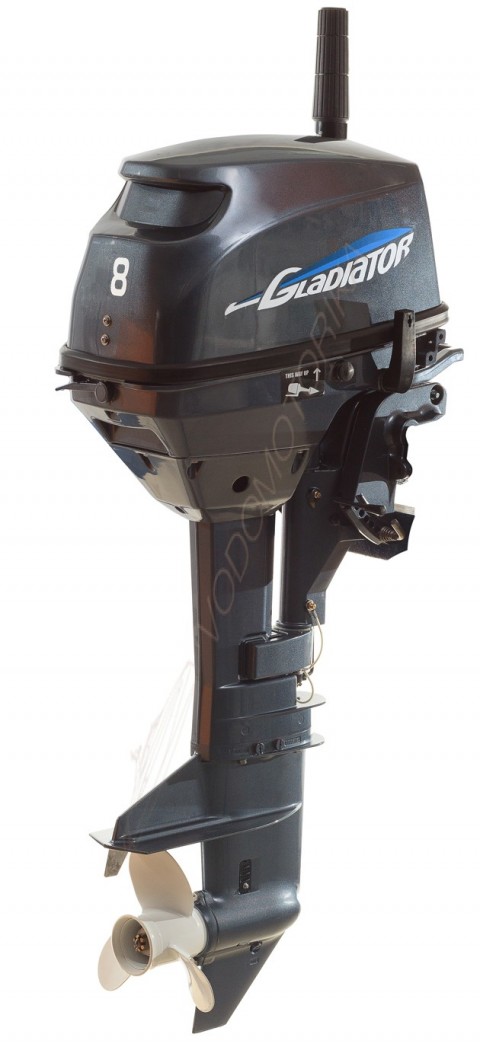 Лодочный мотор GLADIATOR G8FHS 8 л.с. двухтактный