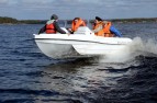 Стеклопластиковая моторная лодка SCANDIC HAVET 430 DС
