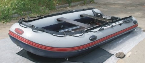 Лодка KORSAR Combat CMB-380E (серый)