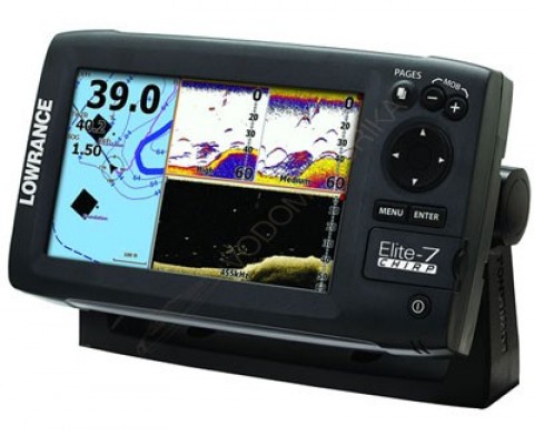 Картплоттер-эхолот Lowrance Elite-7 CHIRP (83/200+455/800kHz)