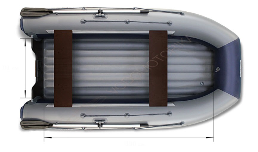 Двухкорпусная надувная лодка ФЛАГМАН-DK 500