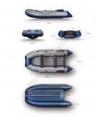 Надувная лодка Флагман 300 (пиксельный камуфляж)